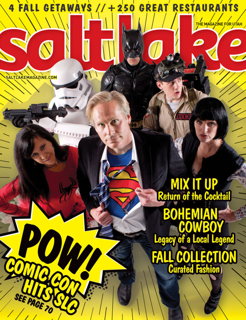 Salt Lake Magazine Comic-Con Cover, designed by Scott Cullins